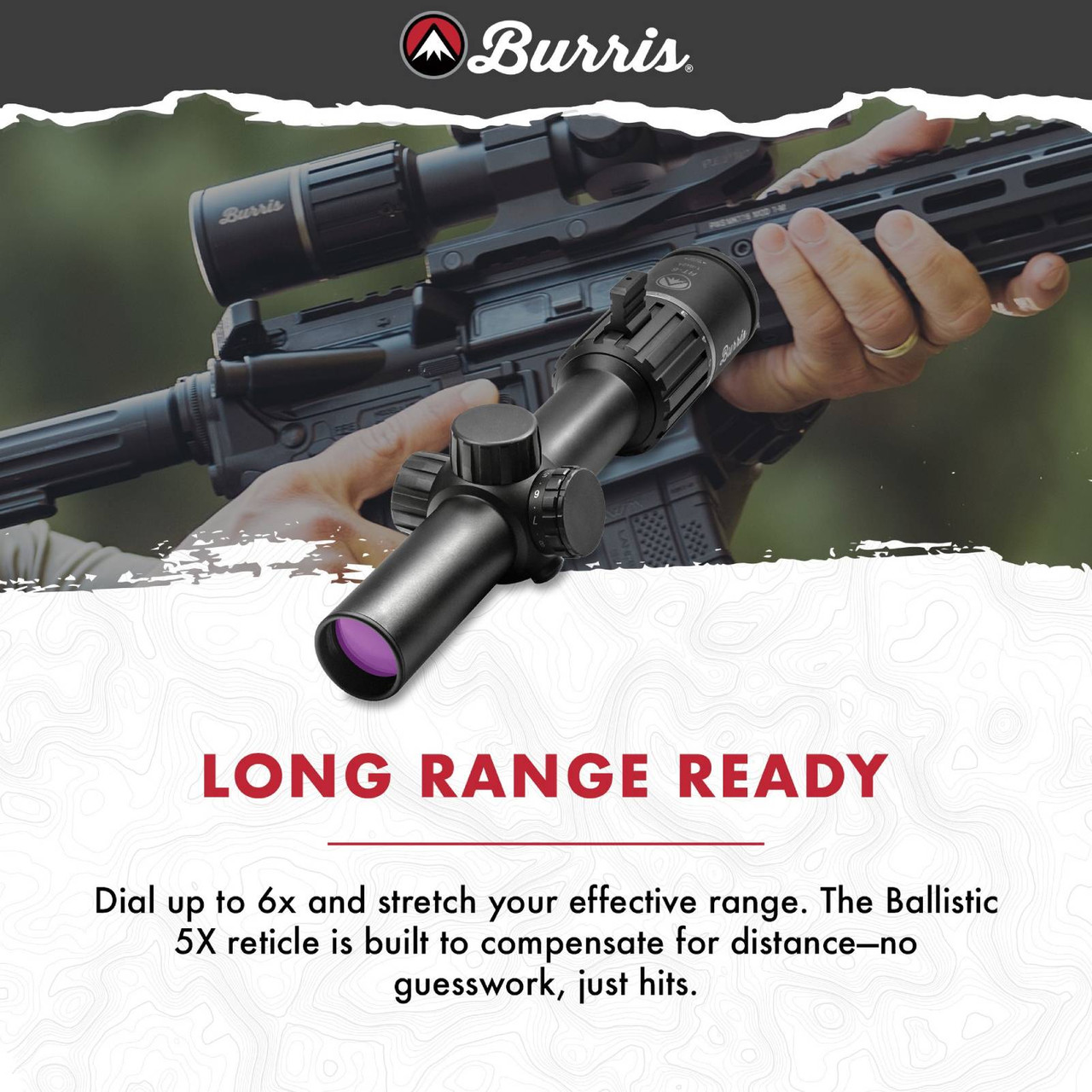 BURRIS RT6 1-6x24mm Riflescope 200472