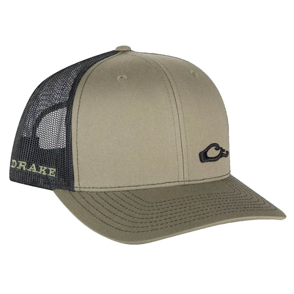 Drake Waterfowl Enid Mesh Back Cap - Breathable Trucker Style Adjustable Snapback