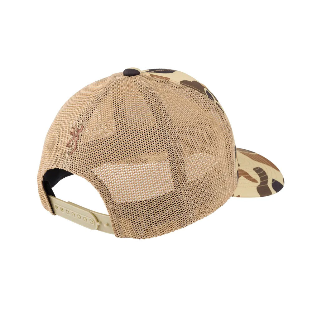 BROWNING Men's Cupped Up Mesh Vintage Tan Cap 308311121