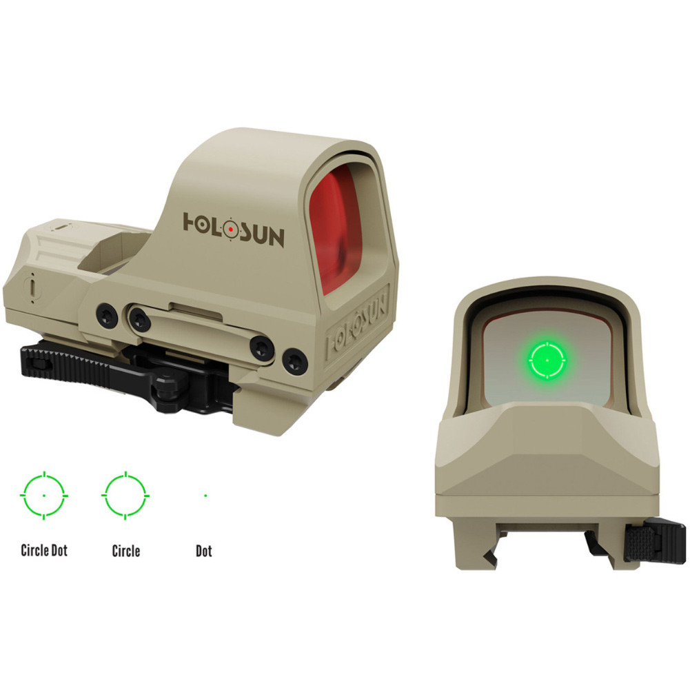HOLOSUN HS510C グリーンドット HOLOSUN 510 FDE Shake Awake Reflex Sight HS510C-FDE-G