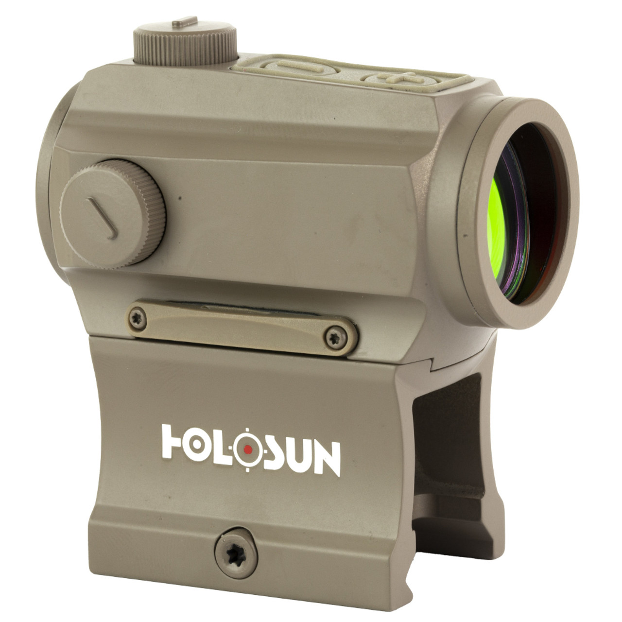 HOLOSUN 2MOA Red Dot Sight, Flat Dark Earth, Shake Awake