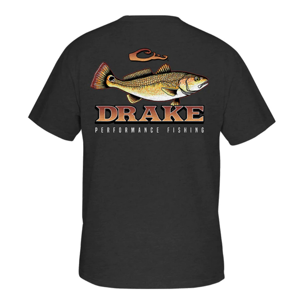 DRAKE Trophy Redfish Heather T-Shirt (DPF3225)