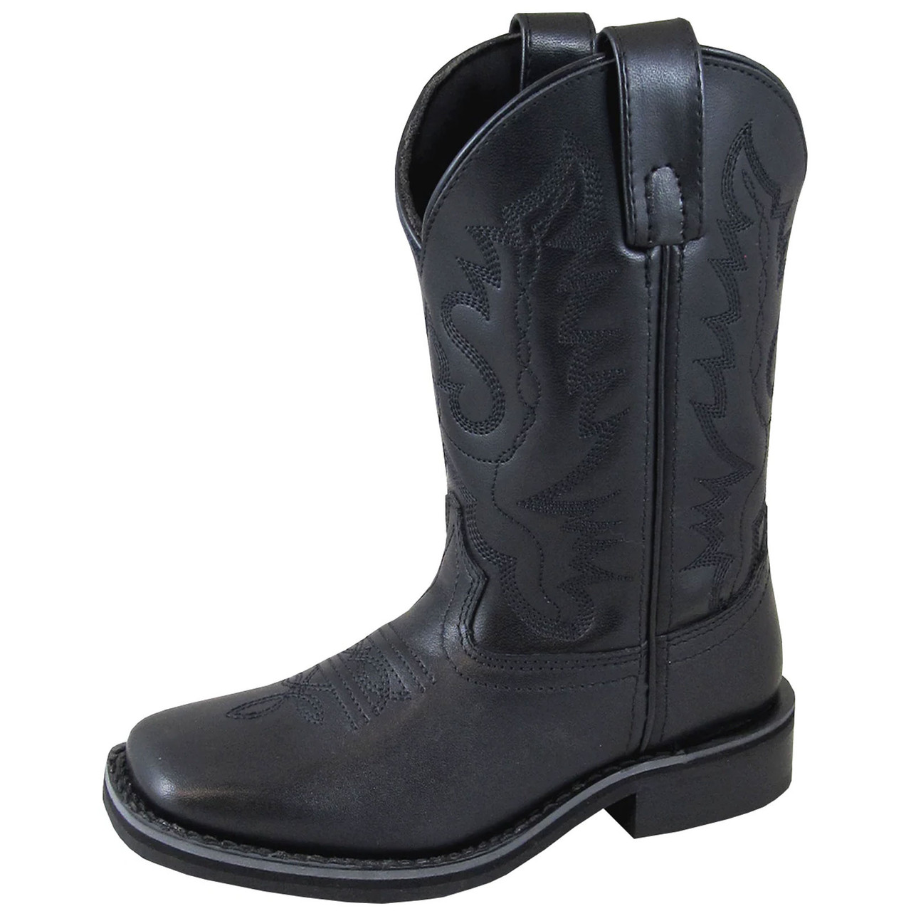 SMOKY MOUNTAIN BOOTS Outlaw Black Western Boot 3756 display picture 3