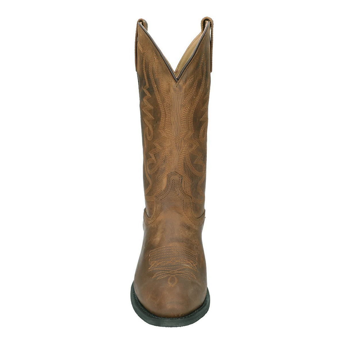 Smoky Mountain Mens Size 8.5 D Brown Leather Cowboy Western Boots Smoky Mountain Mens Danville Cognac/Brown Ostrich Print  main image 4