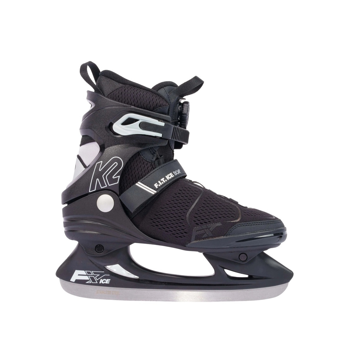 SKI SKATES ブラック K2 Men FIT Ice Boa Gray Skates I220300701