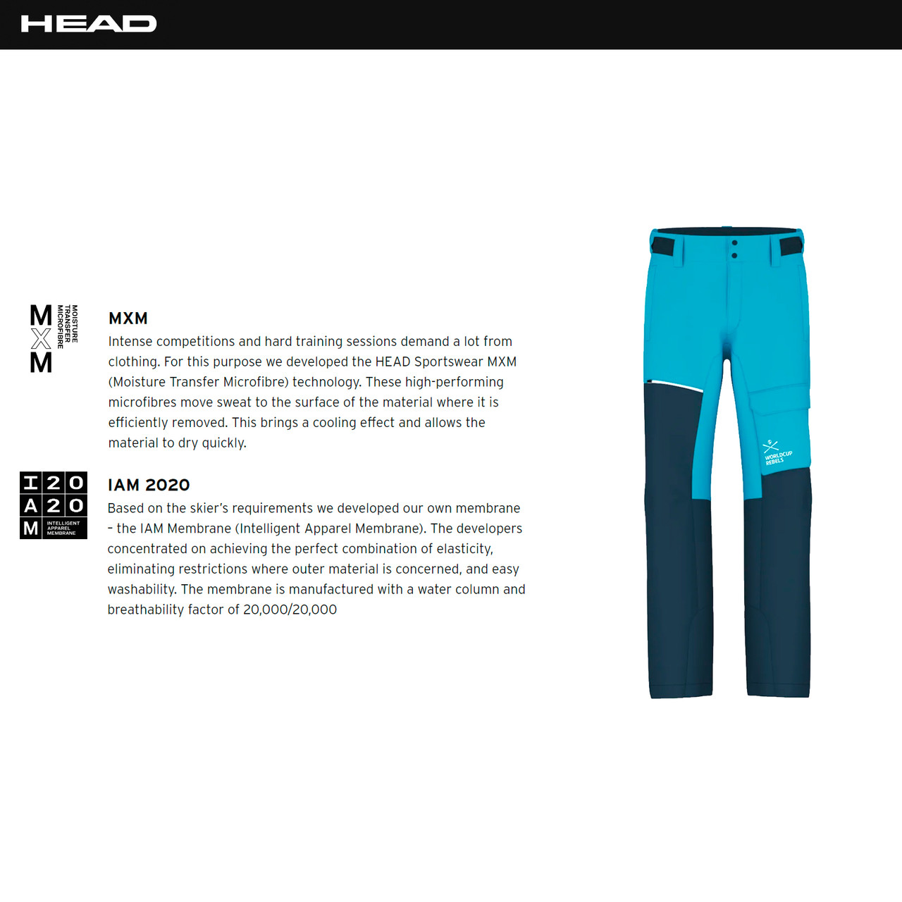 HEAD Men Race Nova Pants 821584
