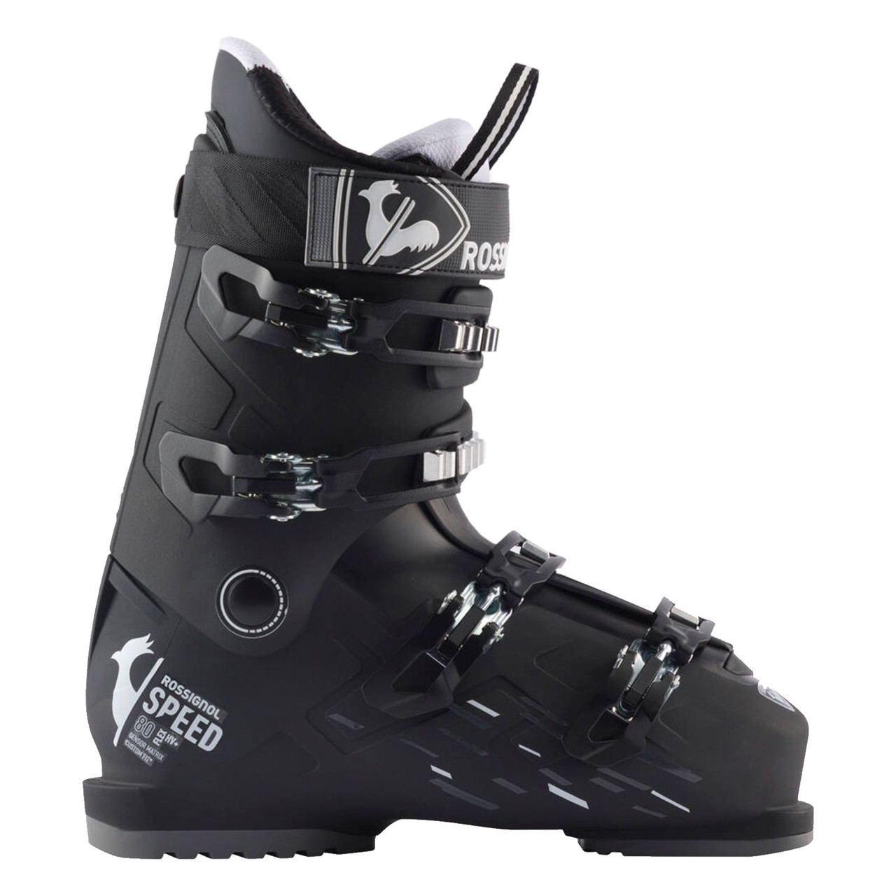 スキー SPEED 80 HV+ - BLACK / RBM8050 ROSSIGNOL Mens Speed 80 HV+ Black Ski Boots RBM8050