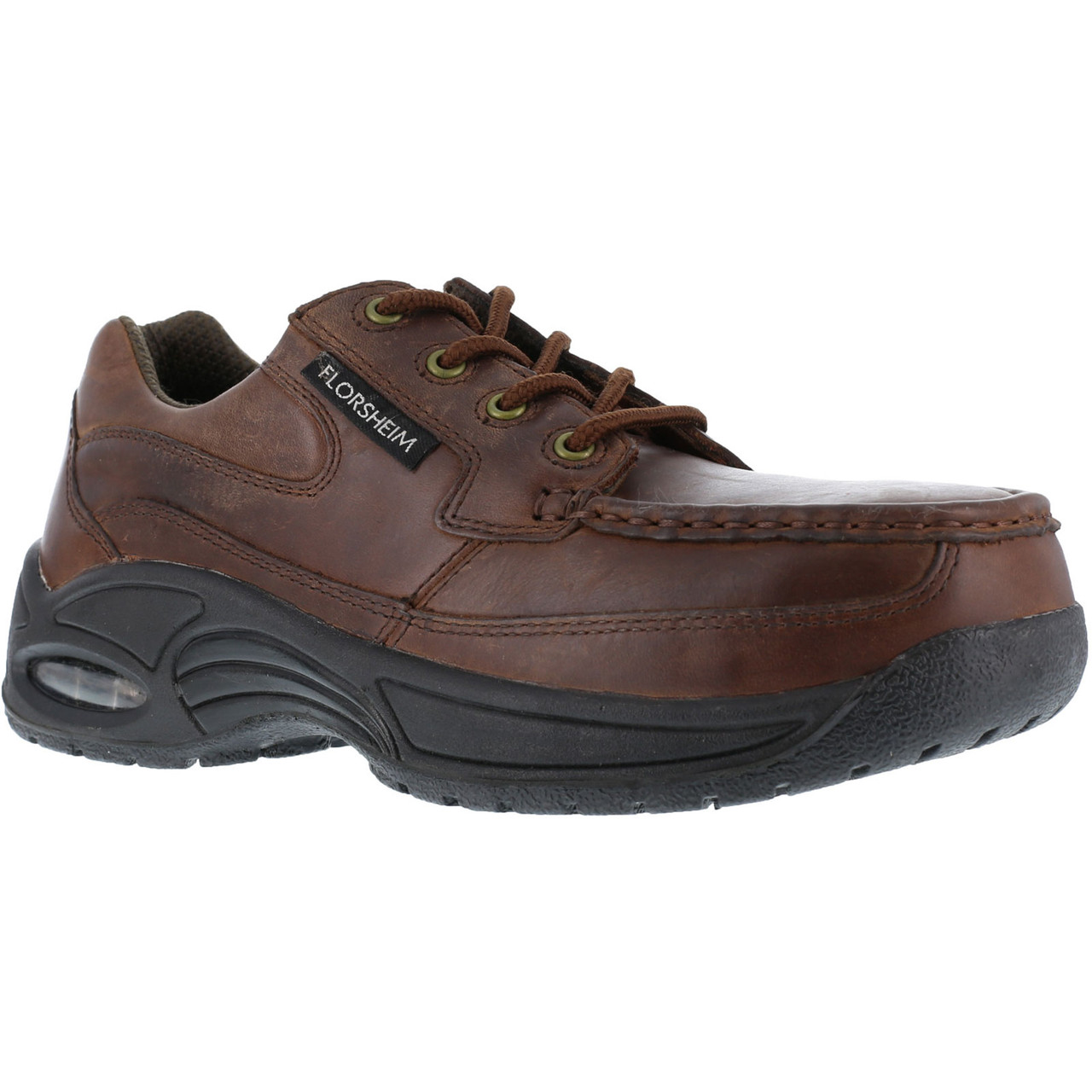 Florsheim Unisex Size 8M 10W Polaris Copper Brown Leather Supreme Canoe Oxfords Florsheim Polaris - FS243 - Women main image 3