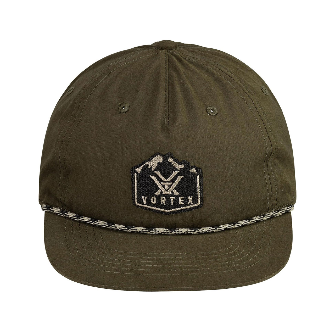 VORTEX Men Chain Ascent Dark Olive Camp Hat 224-03-DOL