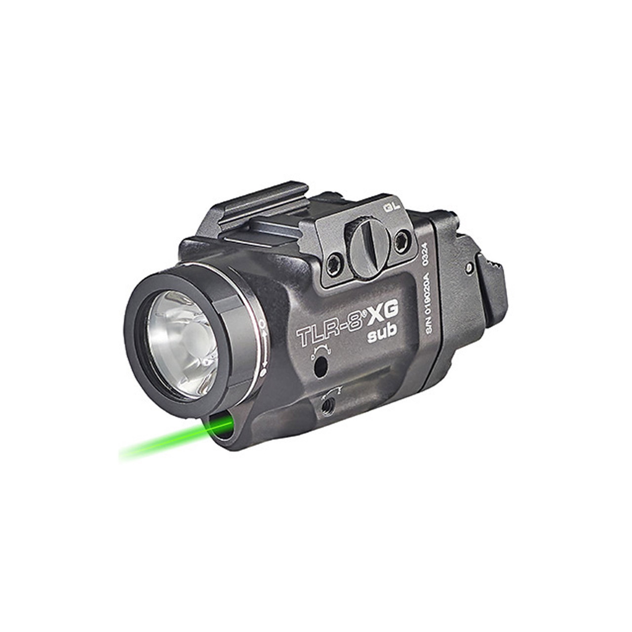 STREAMLIGHT TLR-8 X G Sub 500-Lumen Gun Light with Green Laser 69431