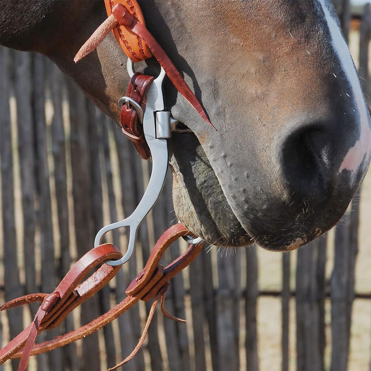 Classic Equine Performance Ported Chain Bit - Thumbnail 5