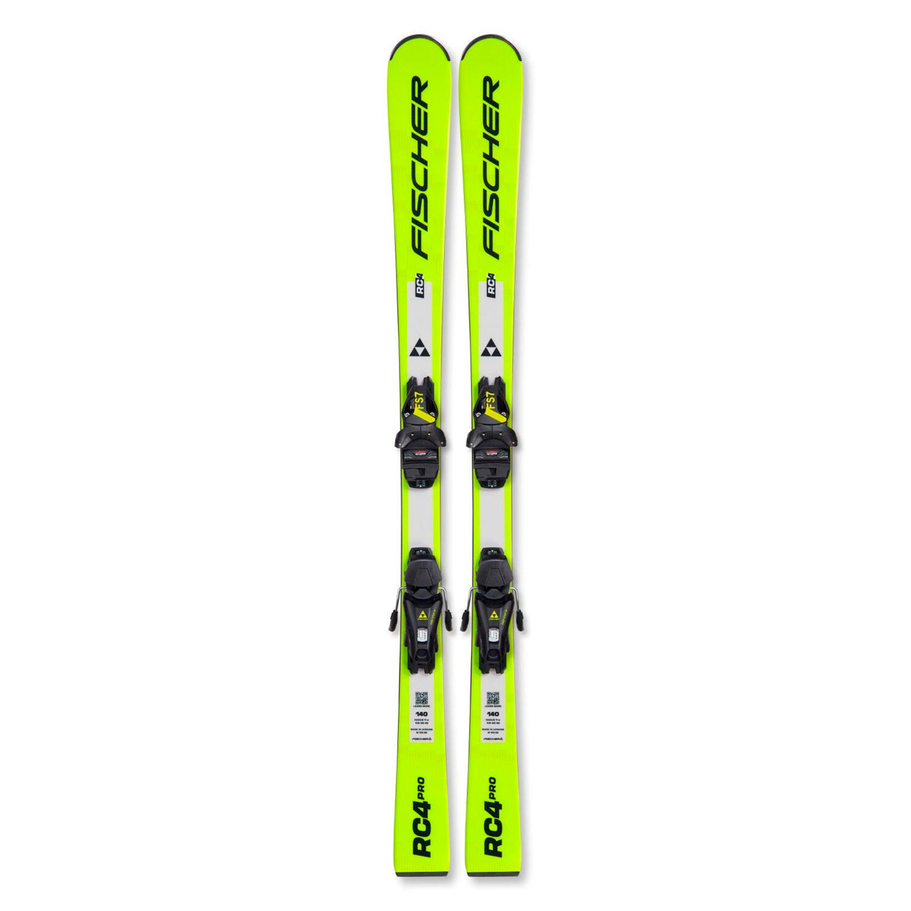 FISCHER Junior RC4 Pro Ski With FS 7 GW Binding P12825+T80222