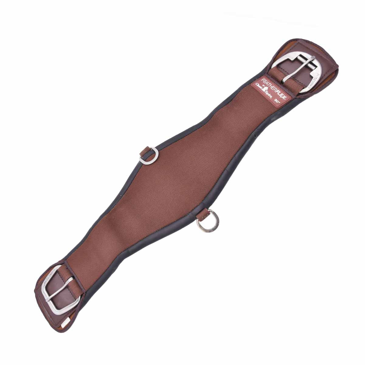 CLASSIC EQUINE Feather Flex Roper Cinch, Color: Brown, Size: 30 ...