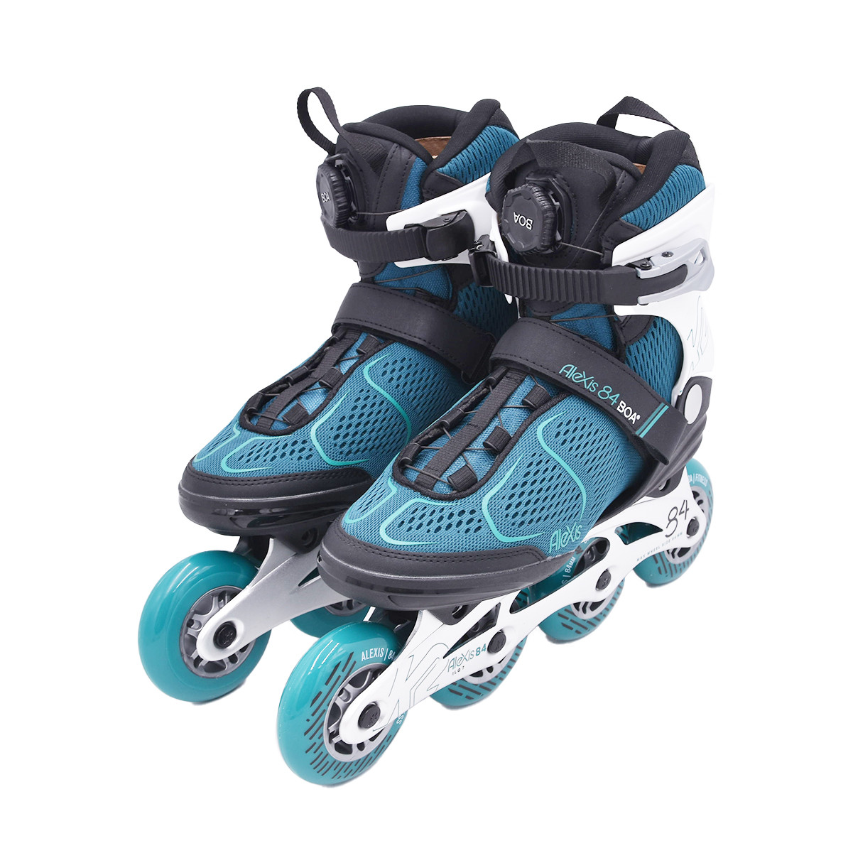 K2 SKATE Alexis 84 Boa, Color: Teal/White, Size: 8.5 (I220202001085 ...