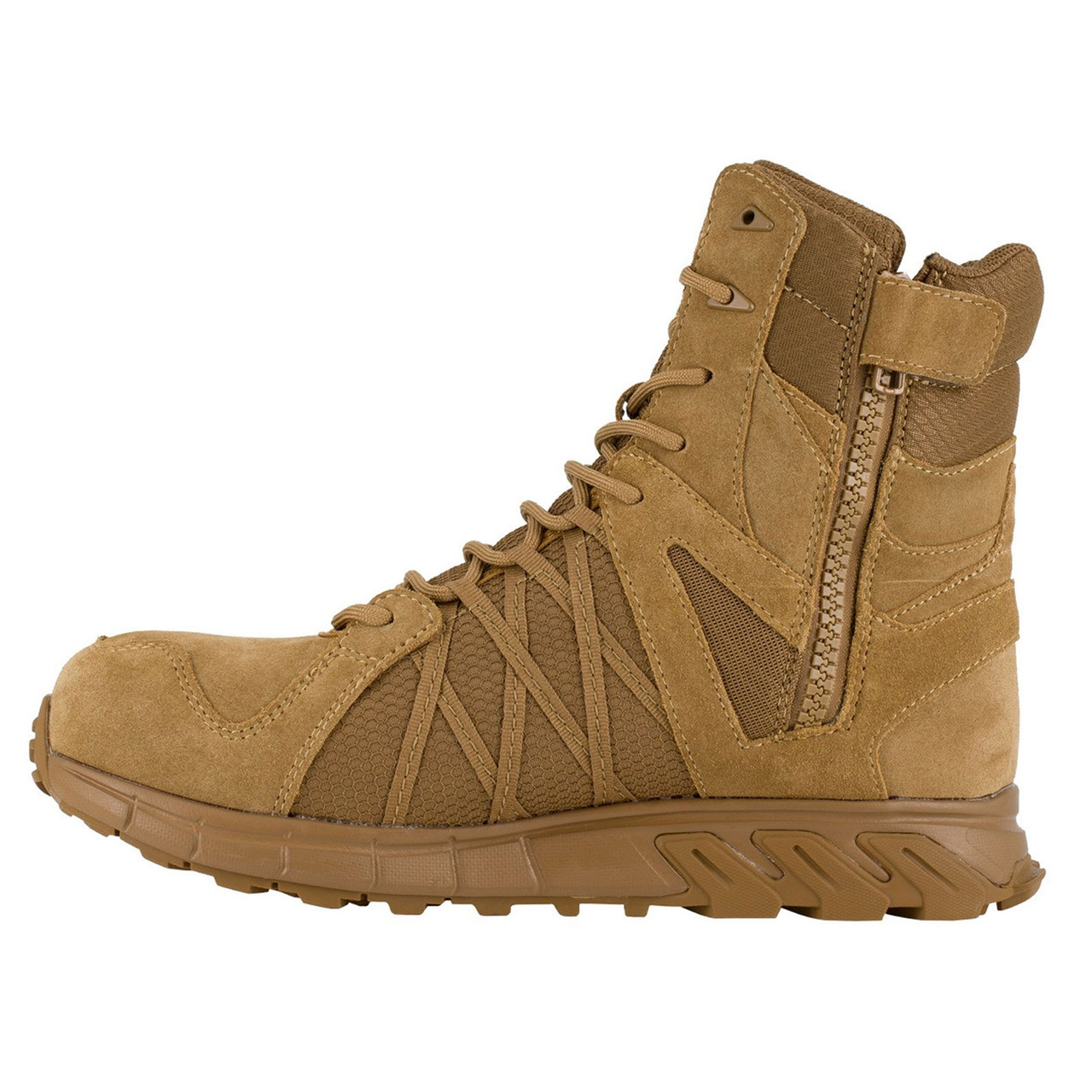 REEBOK Men 8in Trailgrip Coyote Tactical Boots RB3460