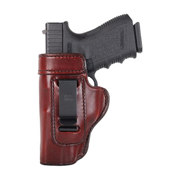 DON HUME Clip On H715-M Left Hand Brown Holster Fits Glock 29/30 (J168111L)