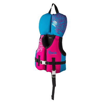 RONIX Girls August CGA Inf /Toddler Up to 30lbs Pink / Blue Life Vest (214190)