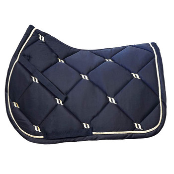 BACK ON TRACK Nights Collection Blue Saddle Pad (23430303)