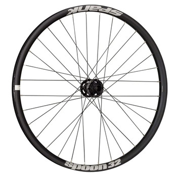 SPANK Spoon 32 Black Annodized Rim / Silver Logos Front Wheel (C091012F40J120A)