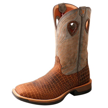 TWISTED X Men's 12in Tech X Brown and Grey Boot (MXW0003)