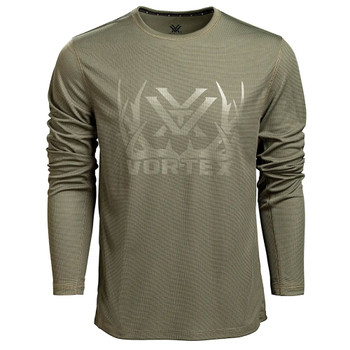 Vortex Men's Three Peaks T-Shirt - Charcoal Heather