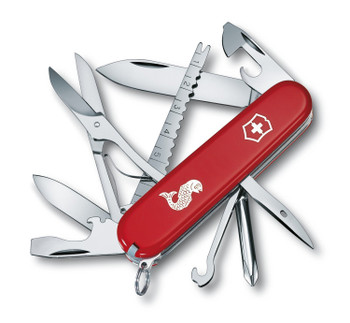 VICTORINOX Fisherman 91mm Red Pocket Knife (1.4733.72)