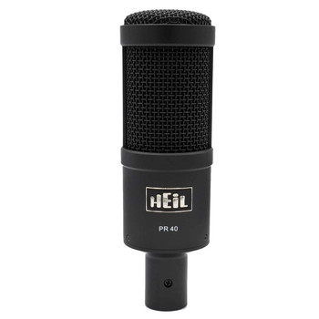 HEIL SOUND PR 40 Large Diameter Dynamic Black Studio Microphone (PR40B)