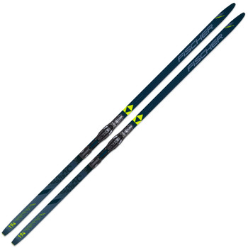 FISCHER Twin Skin Power Medium EF 194 Skis With Control Step-In IFP Black/Gray XC Binding