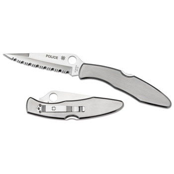 SPYDERCO 4.125in Police Folding Knife (C07S)