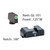 AmeriGlo i-Dot green tritium night sights for Glock with white front outline