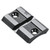 WEAVER #418M 48435 Aluminum Top Mount Bases, Standard 2-Piece Matte Black Base (48435)