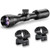 HAWKE Vantage  2-7x32 AO Mil-Dot Riflescope with Match Mount 1in Medium Weaver Scope Rings (14111+22113)