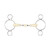 HAPPY MOUTH Double Joint Roller 2-Ring Gag (462182SS) HAPPY MOUTH Double Joint Roller 2-Ring Gag (462182SS)