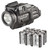 STREAMLIGHT TLR-8X G Flex 500 Lumens With Green Laser And Rear Switch Weapon Light With Batteries 12-Pack (69434-85177-BUNDLE)