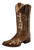 CIRCLE G by CORRAL Womens Side Cross Embroidery Brown/Beige Square Toe Boots (L5042-LD)