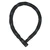 ABUS Ivera 7210 black 7mm square chain bike lock with fabric sheath