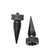 Accu-Tac G1 Spike Set, Black Color, Fits SR-5/BR-4/FC-5, Will Not Fit G2 Bipods SRS-0200