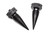 Accu-Tac G1 Spike Set, Black Color, Fits SR-5/BR-4/FC-5, Will Not Fit G2 Bipods SRS-0200