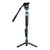 SIRUI P325FL 5 Section Carbon Fiber 360 Panning Monopod With VH-10 Fluid Video Head