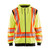BLAKLADER 3448 Hi-Vis Yellow/Black Zip Sweatshirt (344819743399)