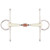 HAPPY MOUTH Double Jointed Copper Roll Full Cheek Bit (468554SS)