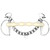 HAPPY MTH Mullen Shaped Kimberwick Bit (452412SS) HAPPY MTH Mullen Shaped Kimberwick Bit (452412SS)
