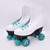 Open Box (Great condition, limited use): C SEVEN Quad Roller Skates, Retro Design, Color: Teal, Women's 8 / Men's 7 (C7-RSB07-TL_3)