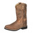 Open Box (Damaged package): SMOKY MOUNTAIN BOOTS Kids Pueblo Western Boots, Color: Dark Crazy Horse, Size: 8 (3520T-8R)