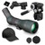 VORTEX Razor HD 27-60x85 Angled Spotting Scope w/ Pro Car Window Mount & Men's Flexfit Cap