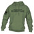 GRUNT STYLE Unisex HR Nightmare Military Green Hoodie (GS7669)