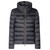 SAVE THE DUCK Women's Elsie Ebony Grey Puffer Jacket (D30520W-IRIS21-S-10023)