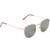 OPTIC NERVE Unisex Townsend Shiny Gold Frame with Smoke Lens Sunglasses (22713)