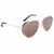 OPTIC NERVE Unisex Shakedown Matte Gold/Matte Black Metal Sunglasses with Polarized Brown Lens Silver Mirror (22826)