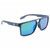 OPTIC NERVE Unisex Larimer Matte Aluminum Gray Sport Sunglasses with Polarized Smoke Lens Green Mirror (22849)